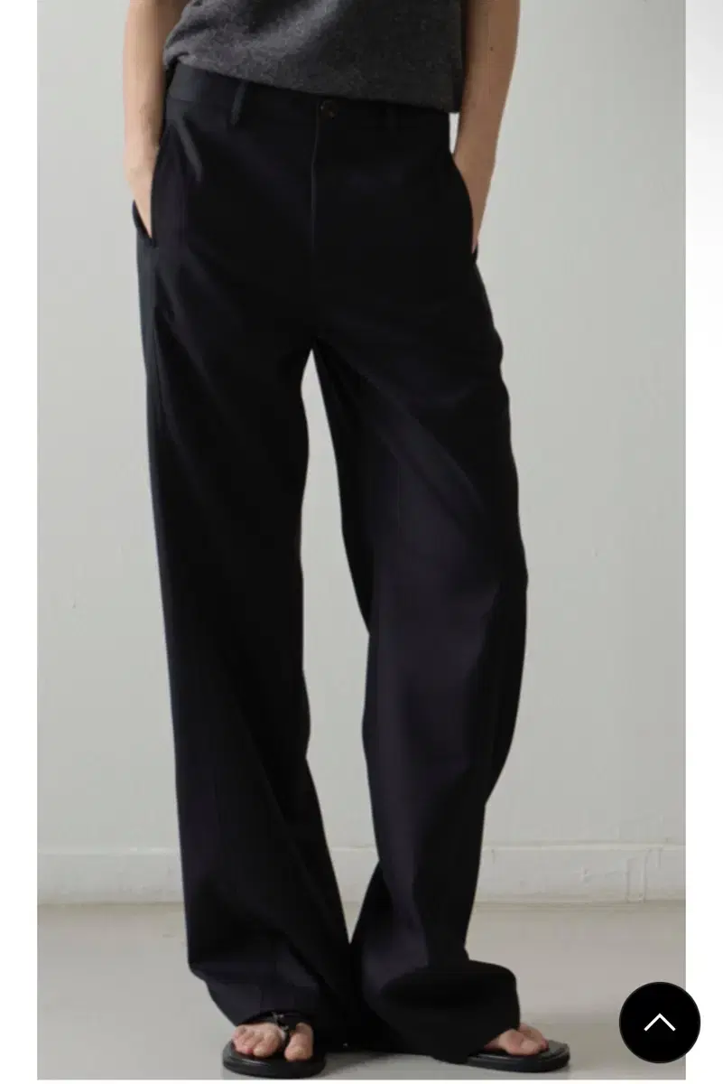 Facade Pattern Summer Wool Wide Pants (L, Added Length) New
